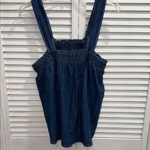 GAP Dark Blue Denim Tank Top